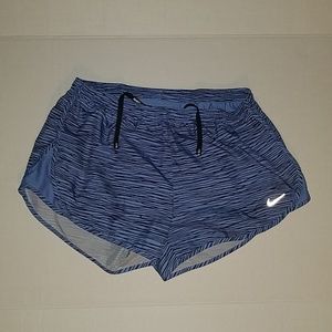 Nike running shorts women's blue Medium